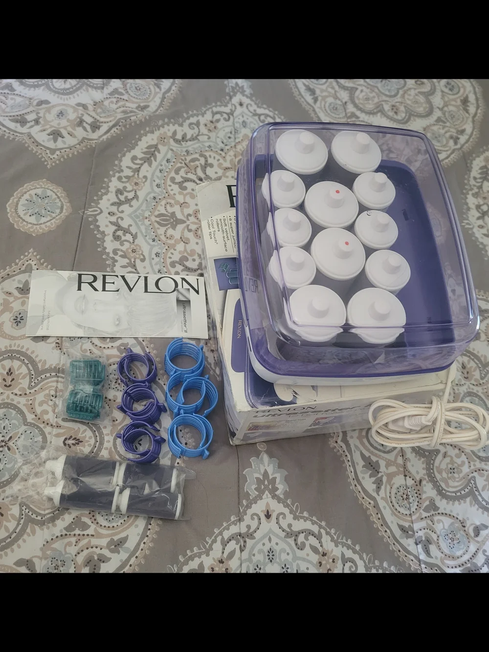 Revlon Ultrasetter II Hot Roller Set in Purple & White